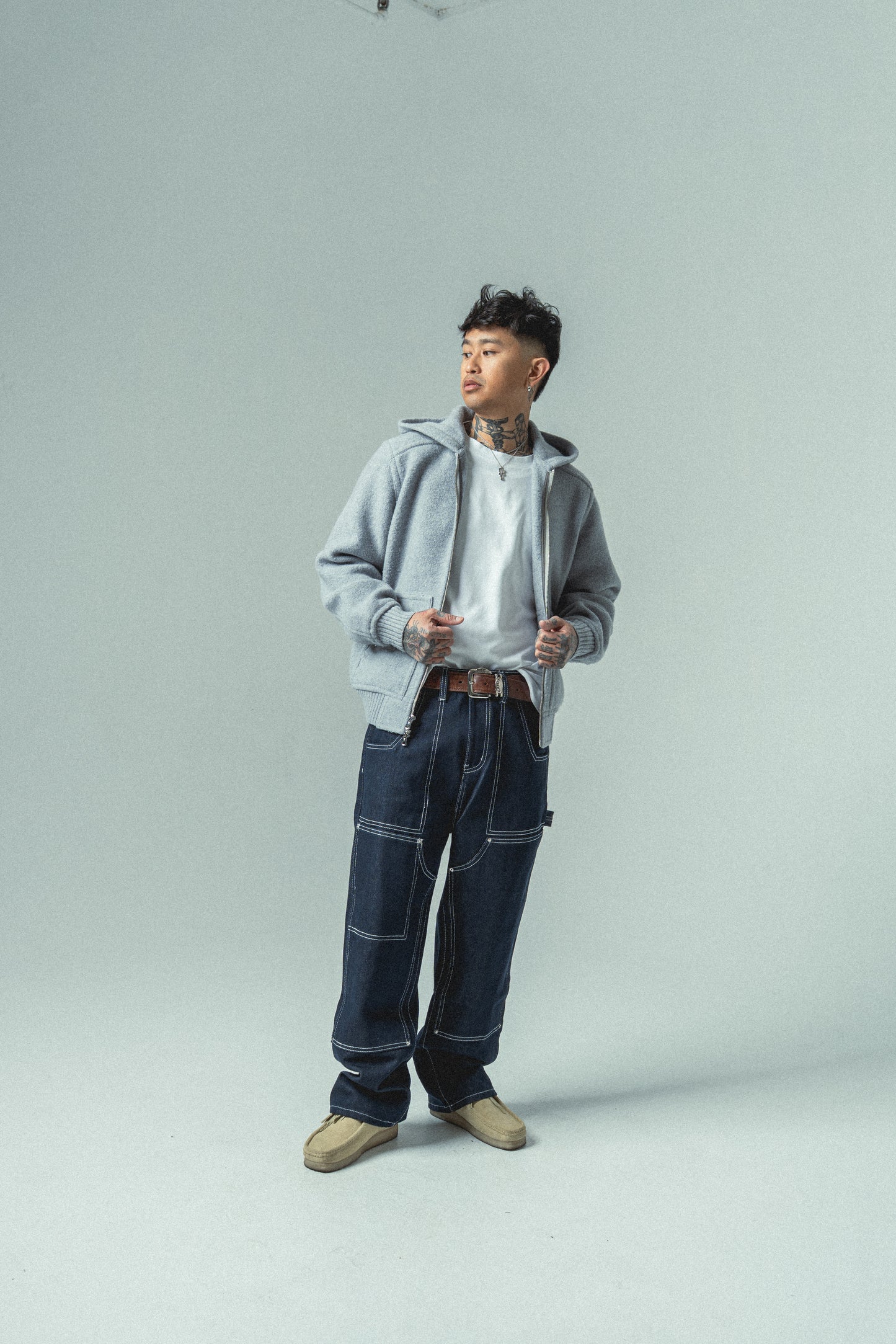 Double Stitch Carpenter - Blue