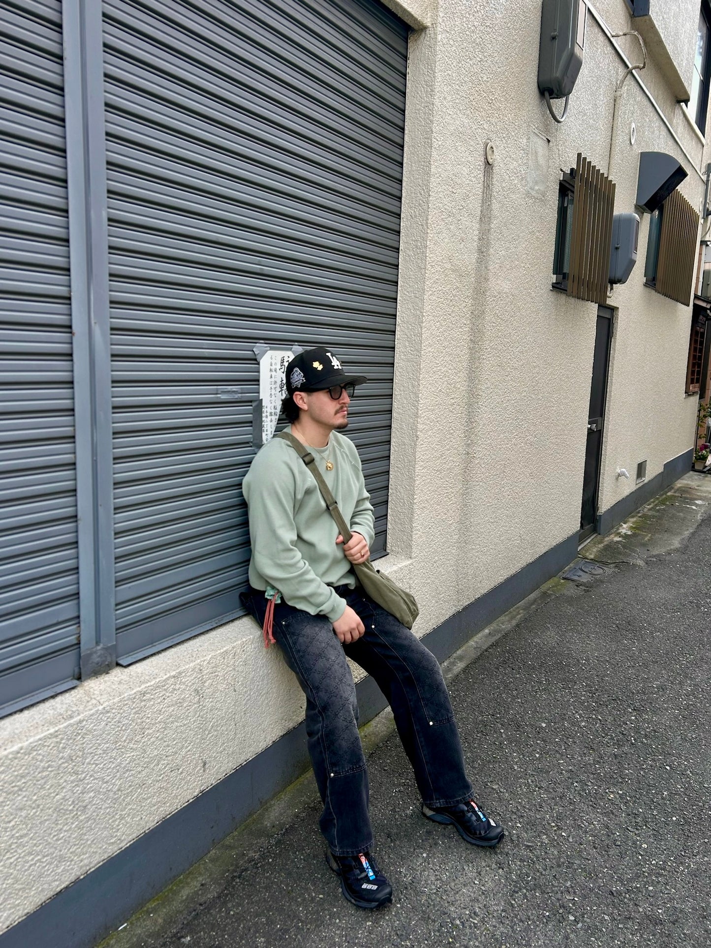 Half Crop Rag Doll Waffle Knit